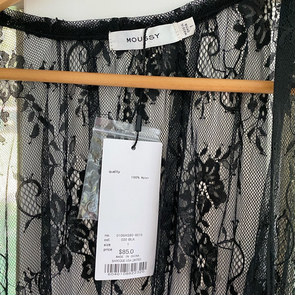 Elegant Black Lace Women Dress - Picture 7 of 7